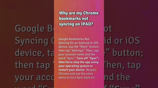 Why don't my mobile bookmarks show up in Chrome? смотреть онлайн