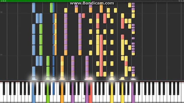 Brave Heart Digimon Synthesia смотреть онлайн