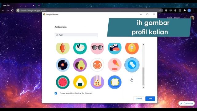 SDK BPK PENABUR Singgasana Menambah Profil Baru pada Google Chrome Desktop смотреть онлайн