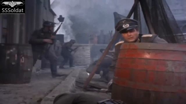 Combat! Brave German troops battle vs Amerikaner in the town 弟兄们跟随长官对战美军遭惨败 смотреть онлайн