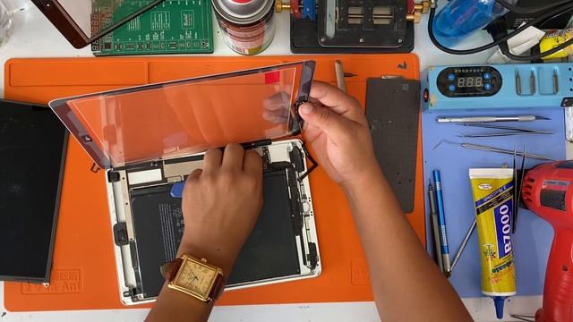 Reemplazo de touch Ipad 5 (A1474) смотреть онлайн