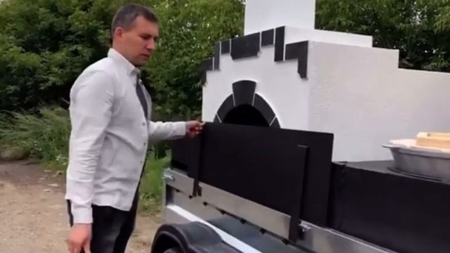 Русская печь. Кухня на колёсах. Обзор.