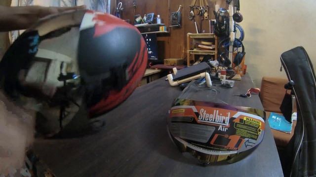 Unboxing: Steel Bird Helmet Chrome Visor only at Rs.300/-!! смотреть онлайн