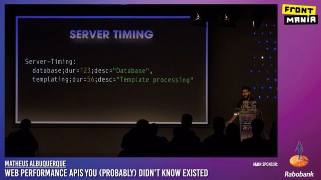 Frontmania 2022: Matheus Albuquerque - Web performance APIs you (probably) didn't know existed смотреть онлайн
