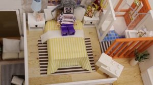 2 ЧАСТЬ АМОНГ АС ИЗ КАРТОНА ДЛЯ НУБА ИЗ МАЙНКРАФТ ! Как самому сделать карту THE SKELD (Among Us) !