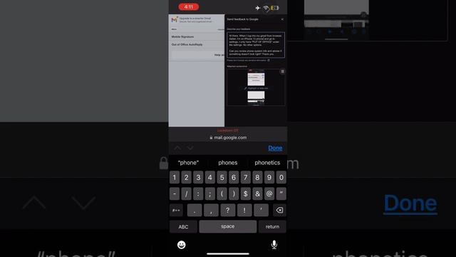 Fwd google from Missthi gmail on iPhone 13/ Safari browser. Look @ page URL when I open system inf смотреть онлайн