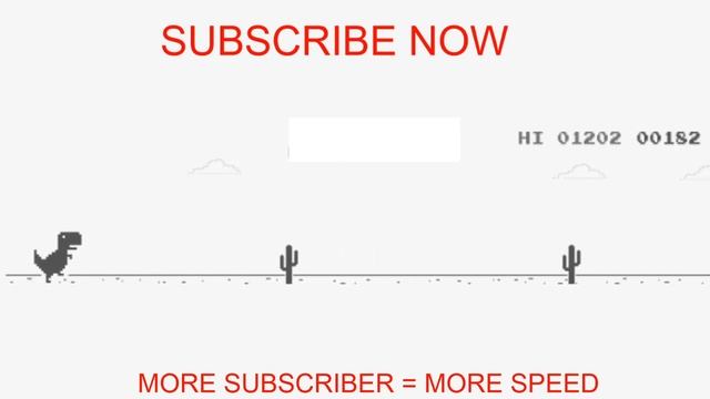 Chrome Dinosaur game LIVE STREAMING смотреть онлайн