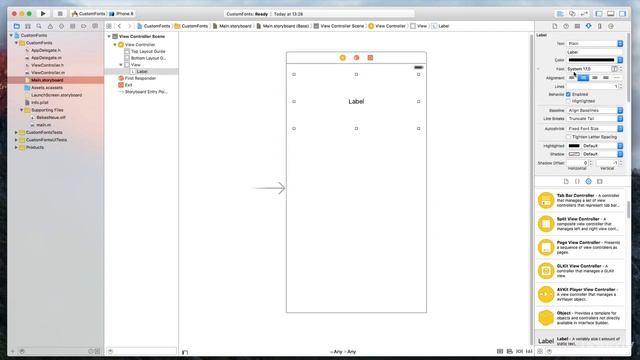 iOS 9 & Objective-C - Make 20 Applications : Custom Fonts смотреть онлайн