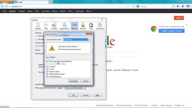 How to clear cache in Firefox- on Firefox browser clear cache now 2014 смотреть онлайн