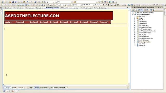 using masterpage in Asp.Net 4.0 смотреть онлайн