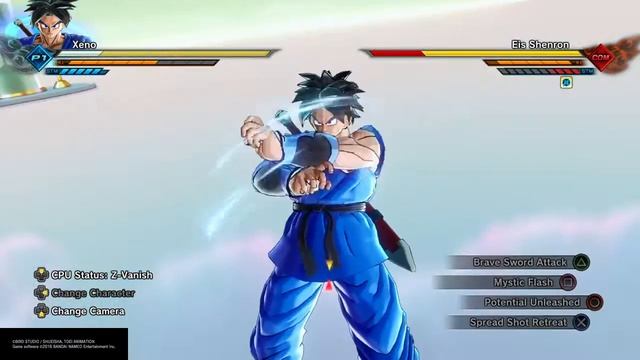 Dragon Ball Xenoverse 2 Combo Brave Sword Flash смотреть онлайн