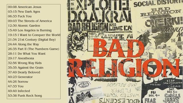 Bad Religion Best Songs - Bad Religion Greatest Hits - Bad Religion Full Album смотреть онлайн