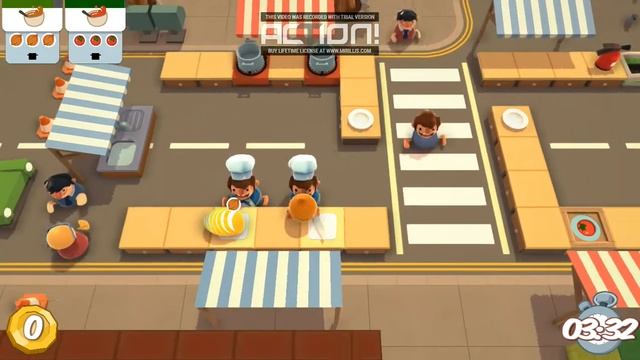 Overcooked #1 Прохождение с Оранжевым. Самая сложная ИГРА!!!