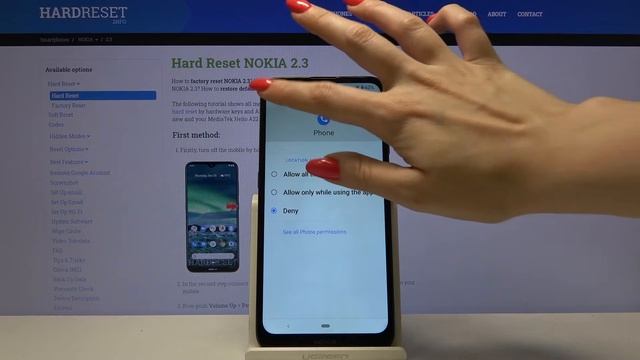 How to Manage App Permissions in Nokia 2.3 – Allow or Denied Access смотреть онлайн