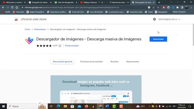 👌 EXTENSIÓN para DESCARGAR IMÁGENES de 😲 CUALQUIER sitio WEB смотреть онлайн