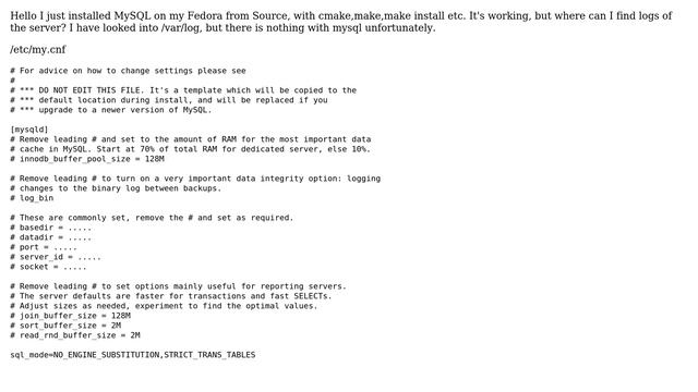 Where are logs of MySQL ? Fedora (2 Solutions!!) смотреть онлайн