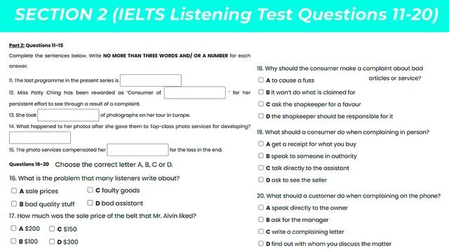 Listening IELTS Practice Test : 9 with answers | ielts listening 2023 смотреть онлайн