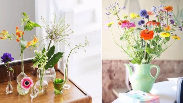 Flower  Modern Vase Style  New Ideas Of Decoration With Flower Vases