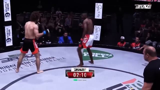 Nkosi Ndebele vs Ahmed Faress | FREE MMA Fight | BRAVE CF 19 смотреть онлайн