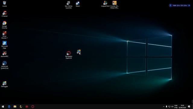 Navegador para jogos e aplicativo para desfragmentar o seu PC. смотреть онлайн