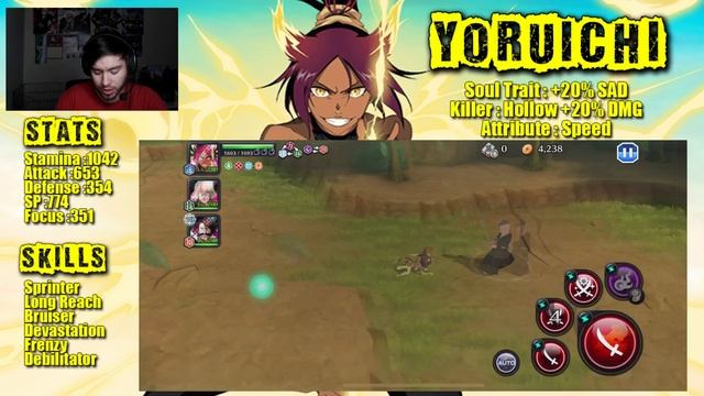 Manga Yoruichi (Speed) 6★ LVL.200 Review/Gameplay [Bleach Brave Souls] смотреть онлайн