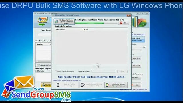 How To Send Mass Messages With LG Windows Mobile Phone Bulk SMS Software Online смотреть онлайн