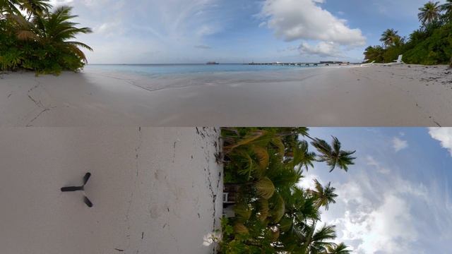 MALDIVES Angaga Island Resort & Spa | Island View | 4K 360° VR