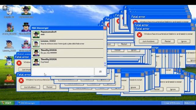 Playing 💾 Windows Error Simulator смотреть онлайн