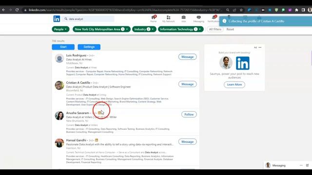 Scrape LinkedIn Data Using SocialHire Chrome Extension смотреть онлайн