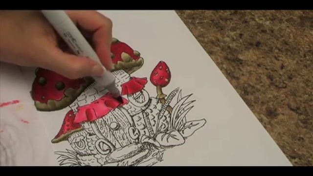 Speed Coloring - Mushroom House смотреть онлайн