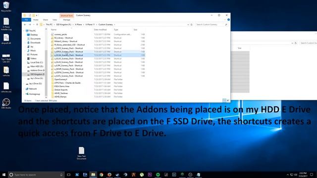 *WINDOWS ONLY*Custom Scenery Addons in Different Drive | X-Plane 11| Shortcut Method смотреть онлайн