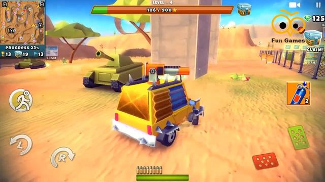 Zombie Safari Gameplay canyon | 100% Completed part 2 2/1 смотреть онлайн