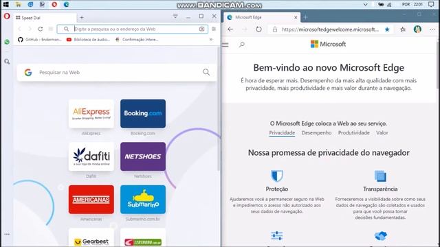 Testando o novo Microsoft Edge смотреть онлайн