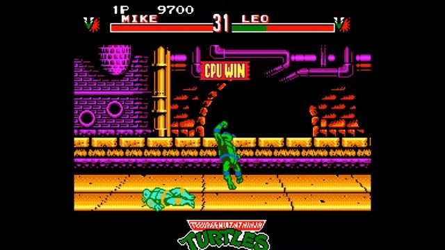 NES Nestopia Teenage Mutant Ninja Turtles Tournament Fighters смотреть онлайн