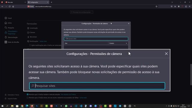 Como BLOQUEAR PERMISSÃO para Acessar Câmera e Microfone no MOZILLA FIREFOX - (Dica de Segurança) смотреть онлайн
