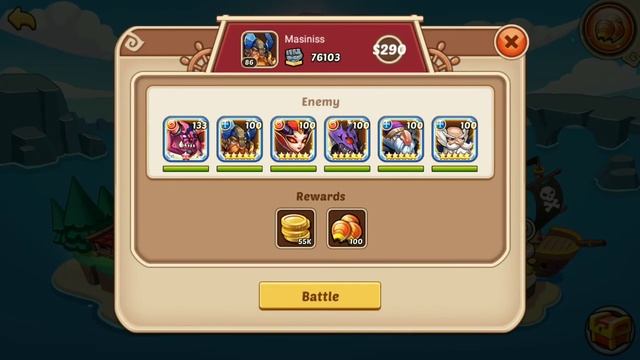 Brave Trial easy clear - Idle Heroes смотреть онлайн