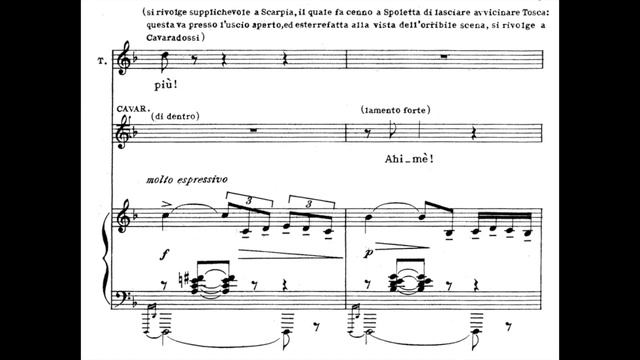 Maria Callas Giuseppe Di Stefano Tosca full opera (1952 live, WITH SCORE) смотреть онлайн
