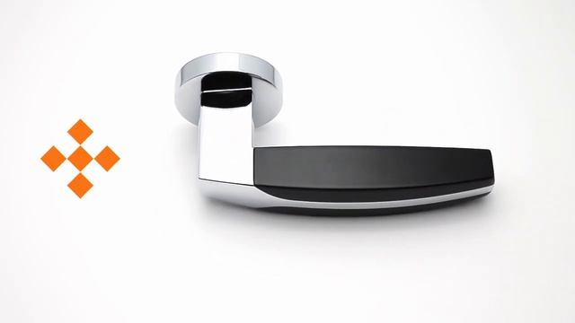 010873984 Ручки дверные SYSTEM DIONE CR/CR/AL6 хром/черный матовый смотреть онлайн