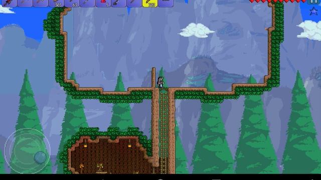 Terraria #9 1.2.4 ( часть 3 ) Достроил дом дерево смотреть онлайн