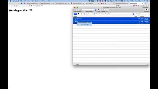 FTP: Uploading a site смотреть онлайн