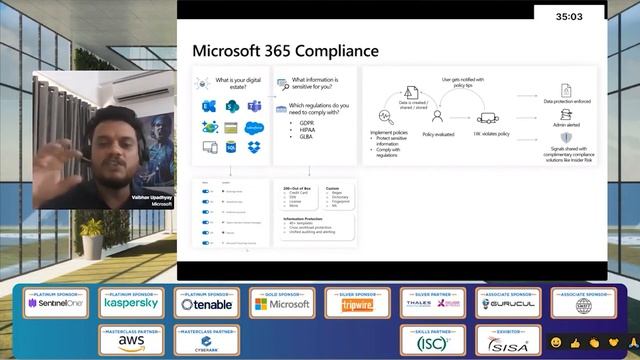 Masterclass by Microsoft on 'AI powered Data Security & Compliance' (FINSEC 2021, Day 2) смотреть онлайн