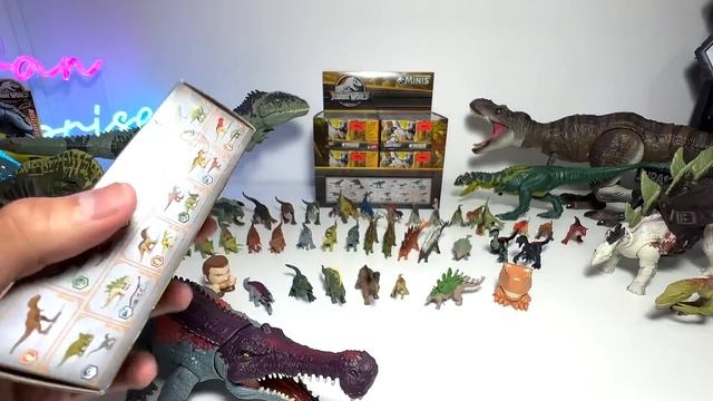 UNBOXING NEW 2023 MINIS! Jurassic World Blind Box Mini Dinosaurs! смотреть онлайн
