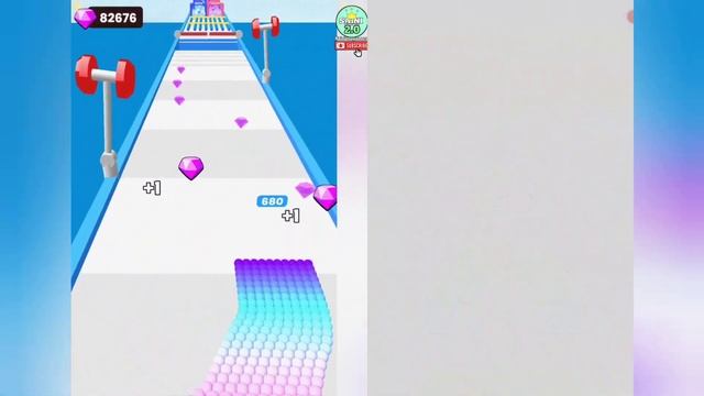 Satisfying Mobile Games... Canvas Run 3d vs A-Z Run 3d All Max Levels смотреть онлайн