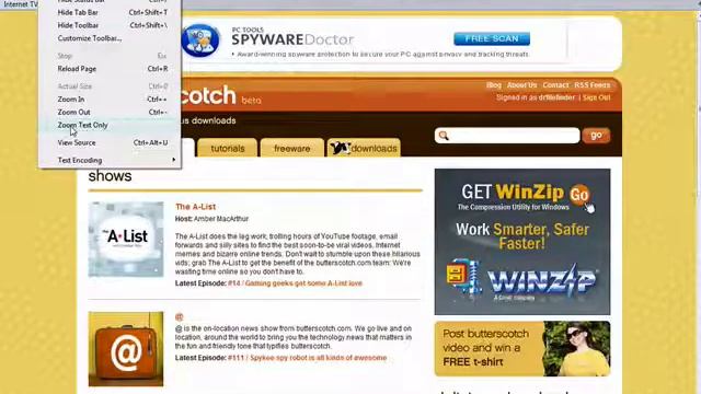 Advanced zoom functions in Safari 4.0 смотреть онлайн