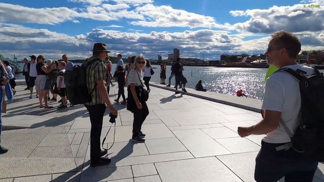 [4K] Walking Tour of Oslo Opera House Norway смотреть онлайн