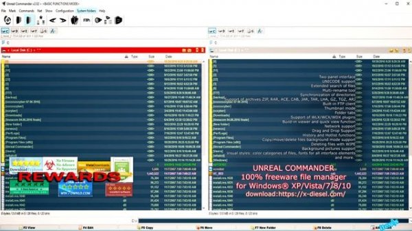 Unreal Commander, pc software, 4k