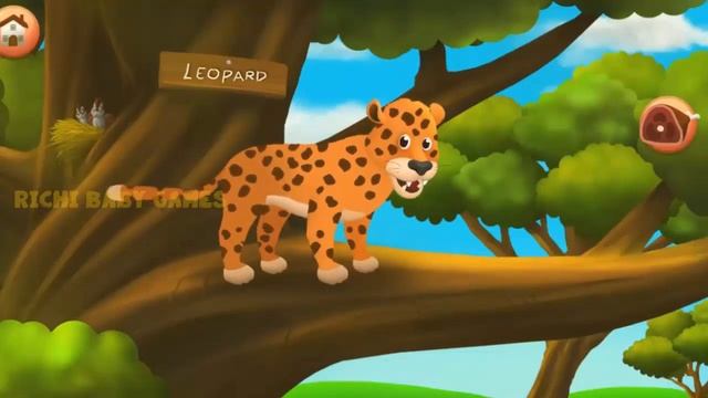 Feeding Time Safari Animals with Fred & Olive Baby Games смотреть онлайн