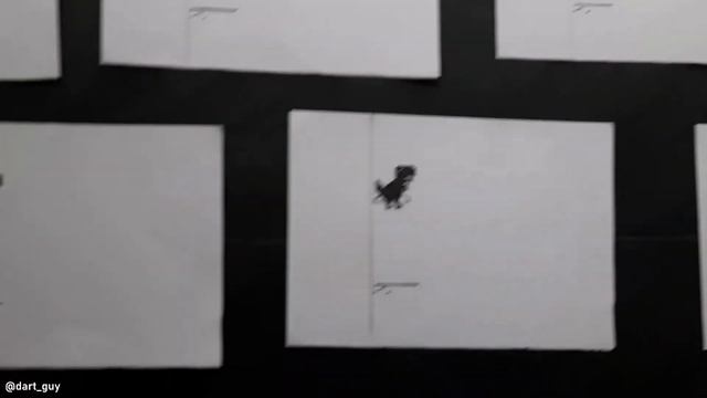 Google Dino T-Rex Super Game | Looping Flipbook - D'Art Guy смотреть онлайн