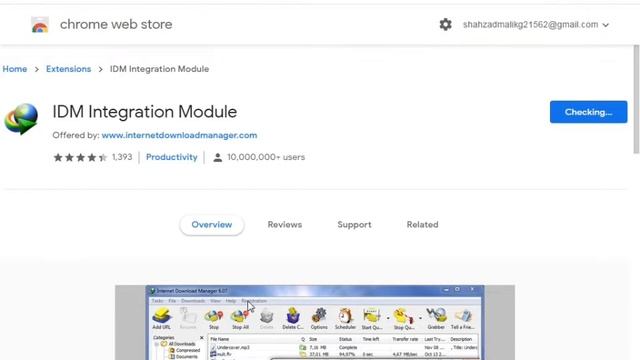 IDM Extension In Chrome | IDM Integration Module