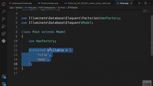 LARAVEL 11 Crash Course for Beginners 2024 _ #17 Create Resource